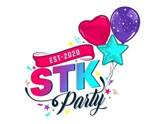 STK Party logo design by DreamLogoDesign