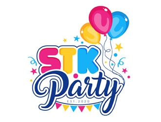 STK Party logo design by DreamLogoDesign