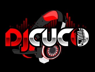 DJ CUCO logo design by AamirKhan