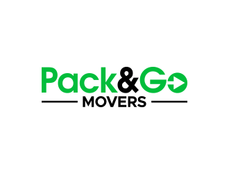 Pack & Go Movers logo design by lexipej