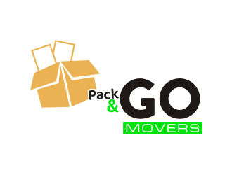 Pack & Go Movers logo design by wa_2