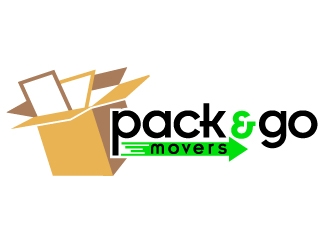 Pack & Go Movers logo design by dasigns