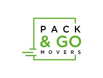 Pack & Go Movers logo design by dibyo