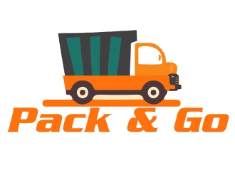Pack & Go Movers logo design by AamirKhan