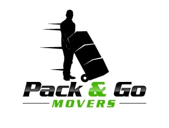 Pack & Go Movers logo design by uttam
