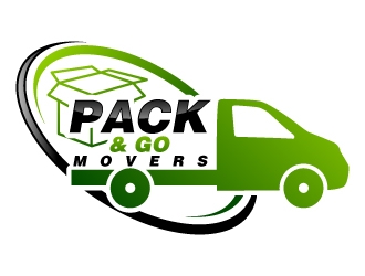 Pack & Go Movers logo design by uttam