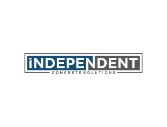 Independent concrete solutions logo design by Shina