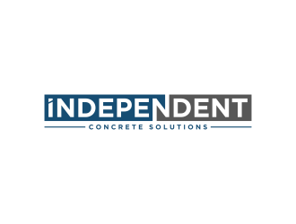 Independent concrete solutions logo design by Shina