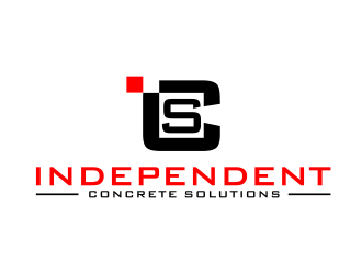 Independent concrete solutions logo design by scolessi