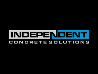 Independent concrete solutions logo design by Sheilla