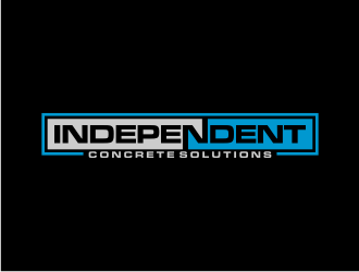 Independent concrete solutions logo design by Sheilla
