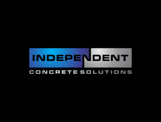 Independent concrete solutions logo design by christabel