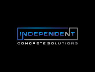 Independent concrete solutions logo design by christabel
