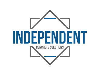 Independent concrete solutions logo design by Gwerth