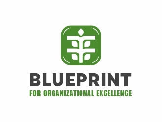 Blueprint for Organizational Excellence logo design by adwebicon