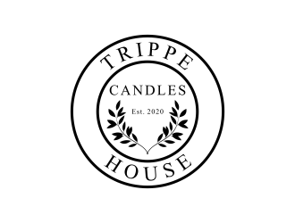 Trippe House Candles logo design by salis17