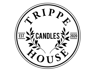 Trippe House Candles logo design by GemahRipah