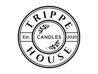 Trippe House Candles logo design by dibyo