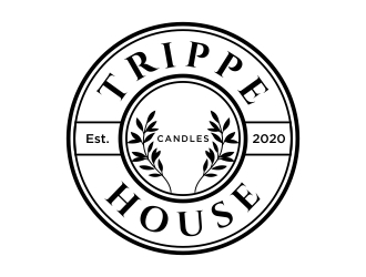 Trippe House Candles logo design by dibyo