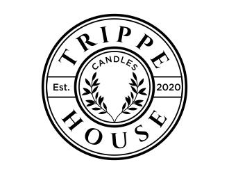 Trippe House Candles logo design by dibyo