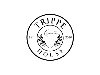 Trippe House Candles logo design by Sheilla