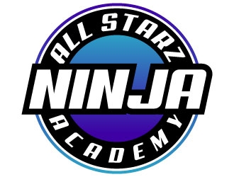 All Starz Ninja Academy logo design by aryamaity