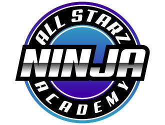 All Starz Ninja Academy logo design by aryamaity
