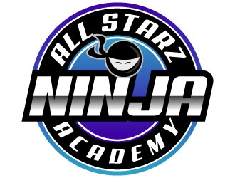 All Starz Ninja Academy logo design by aryamaity