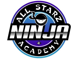 All Starz Ninja Academy logo design by aryamaity