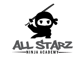 All Starz Ninja Academy logo design by AamirKhan