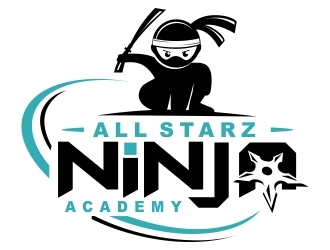 All Starz Ninja Academy logo design by ruki