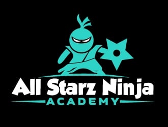 All Starz Ninja Academy logo design by AamirKhan
