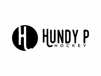 Hundy P Hockey logo design by hidro