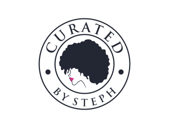 CuratedBySteph logo design by scolessi