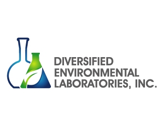 Diversified Environmental Laboratories, Inc. logo design by PMG