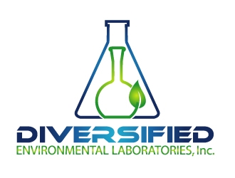 Diversified Environmental Laboratories, Inc. logo design by PMG