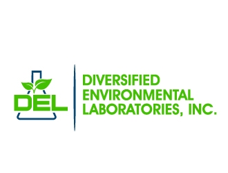 Diversified Environmental Laboratories, Inc. logo design by PMG