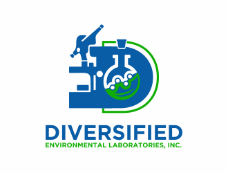 Diversified Environmental Laboratories, Inc. logo design by Mahrein