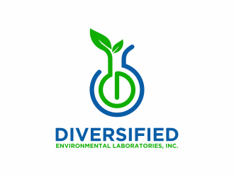 Diversified Environmental Laboratories, Inc. logo design by Mahrein