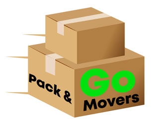 Pack & Go Movers logo design by LogoInvent