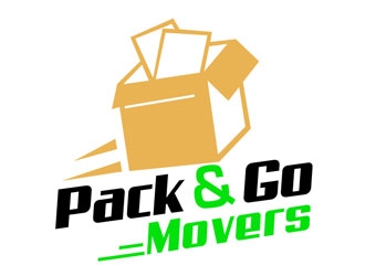Pack & Go Movers logo design by LogoInvent