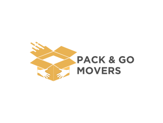 Pack & Go Movers logo design by Bewinner