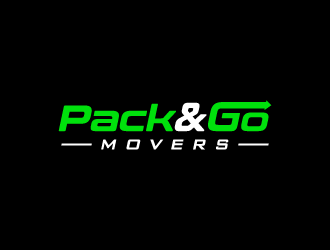 Pack & Go Movers logo design by pencilhand