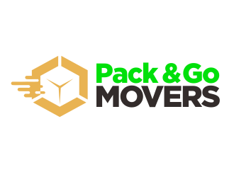 Pack & Go Movers logo design by YONK