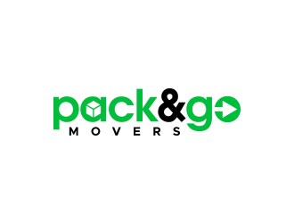Pack & Go Movers logo design by lexipej
