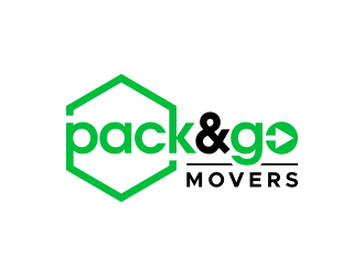 Pack & Go Movers logo design by lexipej