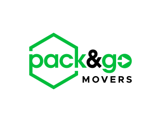 Pack & Go Movers logo design by lexipej