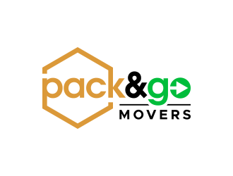Pack & Go Movers logo design by lexipej