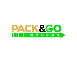 Pack & Go Movers logo design by MarkindDesign