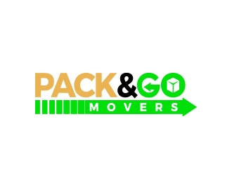 Pack & Go Movers logo design by MarkindDesign